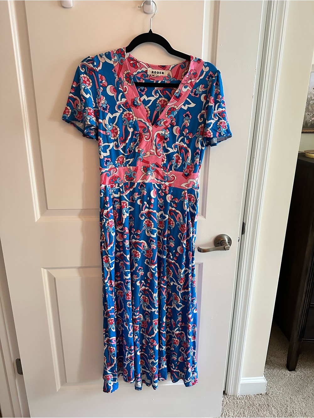 Boden Ellie Flutter Maxi Dress